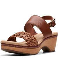 Clarks - Seannah Step Wedge Sandal - Lyst