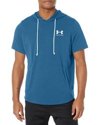 Under Armour - S Rival Terry Short-sleeve Hoodie, - Lyst