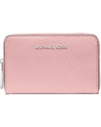 Michael Kors - Jet Set Small Zip Around Card Case - Lyst