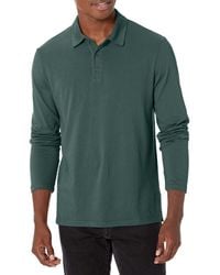 Vince - S Garment Dye L/s Polo Shirt - Lyst