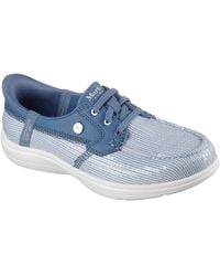 Skechers - Martha Stewart On-the-go Flex Radiant Hands Free Slip-ins Sequin Boat Shoe - Lyst
