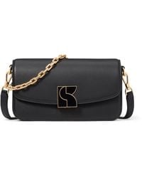 Kate Spade - Dakota Smooth Leather Medium Convertible Shoulder Bag Handbags, Leather/Twill - Lyst