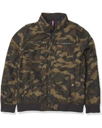 Tommy Hilfiger - Water And Wind Resistant Performance Bomber Jacket - Lyst