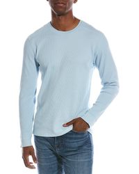 Vince - S Linen S/s Thermal L S Crew - Lyst