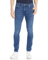 Guess - Mens Eco Chris Low-rise Skinny Jeans - Lyst