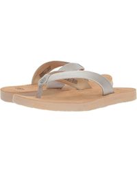 ugg tawney flip flop silver