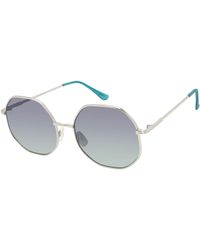 Nanette Lepore - Nn390 Geometric Metal Uv400 Protective Hexagonal Sunglasses. Fashionable Gifts For Her - Lyst