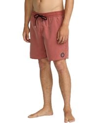 Volcom - Standard 17-inch Elastic Waist Surf Swim Trunks - Lyst
