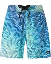 Oakley - Cosmic Tides 18" Boardshort Swim Trunks - Lyst
