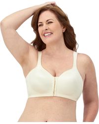 Playtex - 18 Hour Extra Back Support Front Close Wireless Bra Use52e With 2-pack Option - Lyst