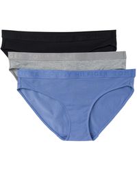 Tommy Hilfiger - S Cotton Bikini Underwear With Elastic Waistband 3-pack - Lyst