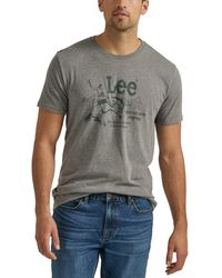 Lee Jeans - Short Sve Graphic T-shirt - Lyst