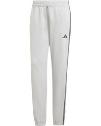adidas - Essentials 3-stripes French Terry Cuffed Pants - Lyst