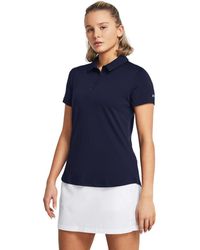Under Armour - Playoff Short Sleeve Polo Midnight Midnight Halo - Lyst