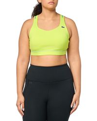 Lacoste - 's Sport Ultra-dry Recycled Polyester Sports Bra - Lyst