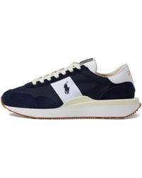 Polo Ralph Lauren Leather/suede/nylon-train 89vly-sk-ltl in Blue for ...