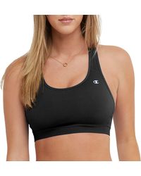 Champion - , Compression, Moisture Wicking, High-impact Sports Bra For , Black, Xx-large - Lyst