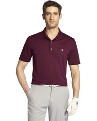 Performance Solid Grid Golf Polo 
