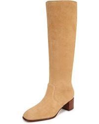 Vince - S Arabel Tall Boot Knee High Boot Miele Beige Suede 9.5 M - Lyst