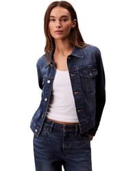 Calvin Klein - Classic Denim Trucker Jacket - Lyst
