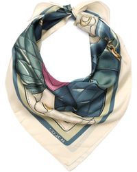 COACH - Stacked Tabby Printed Silk Square - Lyst
