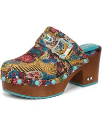 Dr. Scholls - X Iris Apfel S Original Joy Clog Tiger Multi Fabric 10 M - Lyst