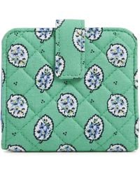 Vera Bradley - Cotton Finley Small Wallet With Rfid Protection - Lyst