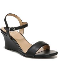 Naturalizer - , Bristol Wedge Black Wom Sand - Lyst