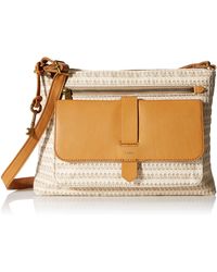 fossil women's kinley large crossbody purse handbolsa