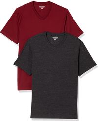Amazon Essentials - Camisetas de Cuello en v de ga Corta Hombre - Lyst