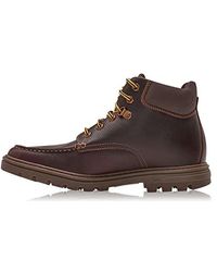 Rockport S Moccasin Toe Boots - Brown