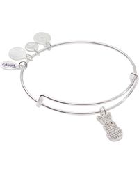 ALEX AND ANI - Peeps® Crystal Bunny Bangle - Lyst