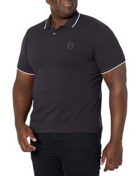 Emporio Armani - A | X Armani Exchange Classic Cotton Piquet Polo With Tipping - Lyst