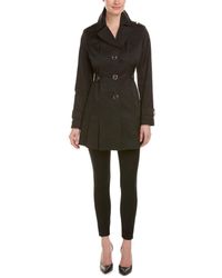 Via Spiga - Single Breasted Pleated Trench Coat - Lyst