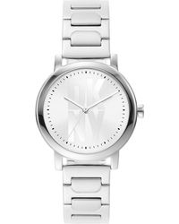 DKNY - Soho D Quartz Stainless Steel Dress Watch - Lyst