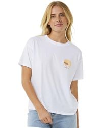 Rip Curl - Relaxed Fit Short Sleeve T-shirt - Lyst