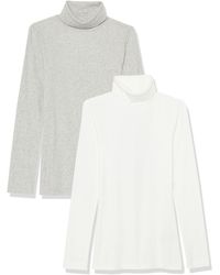 Amazon Essentials - Slim-fit Layering Long Sleeve Knit Rib Turtleneck Top - Lyst