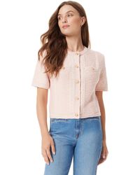 Sam Edelman - Colleen Short Sleeve Cardigan Standard - Lyst