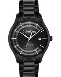 Calvin Klein - 40mm 3h Automatic Watch - Stainless Steel Bracelet - Water Resistance 30 Meters - Self-winding Mechanical Movement - Luxury - Lyst