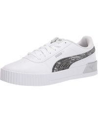 puma carina sneaker white