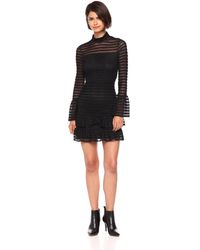 parker black topanga dress