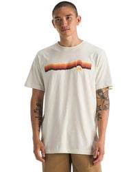 The North Face - Evolution Tequila Sunrise Short-sleeve Tee | Cotton Shirt With A Graphic Design - Lyst