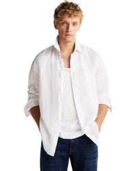 Tommy Hilfiger - Long Sleeve Casual Linen Button Down In Regular Fit - Lyst