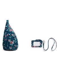 Vera Bradley - S Cotton Medium Sling Backpack Bookbag - Lyst