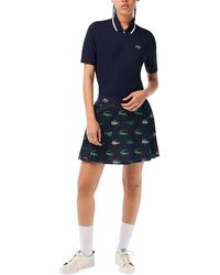 Lacoste - Sport Multi Croc Print Golf Skirt - Lyst