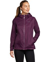 Eddie Bauer - Wr Cloud Cap Rain Jacket:dkplum - Lyst