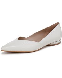 Naturalizer - S Havana Ballet Flat Warm White Snake Print Leather 8 W - Lyst