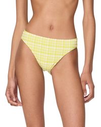 Kate Spade - Ocean Plaid High Cut Bikini Bottom - Lyst