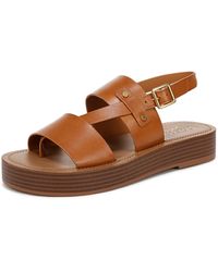 Franco Sarto - S Genova Sandal Tan Brown 10 M - Lyst
