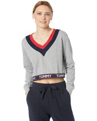 tommy cropped jumper